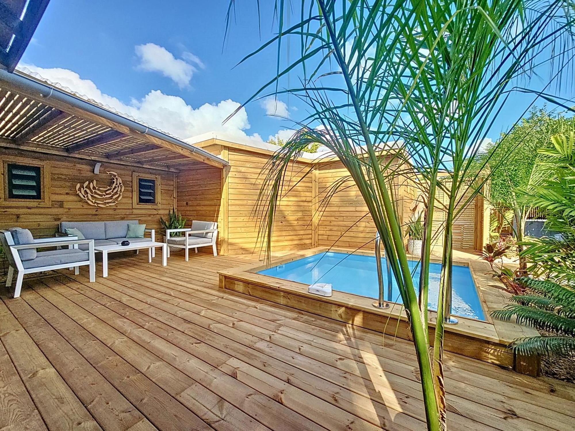 Villa L'Anjou Creole A Sainte Anne En Guadeloupe Avec Piscine Privee Et 2 Chambres Pour 4 Personnes Buitenkant foto