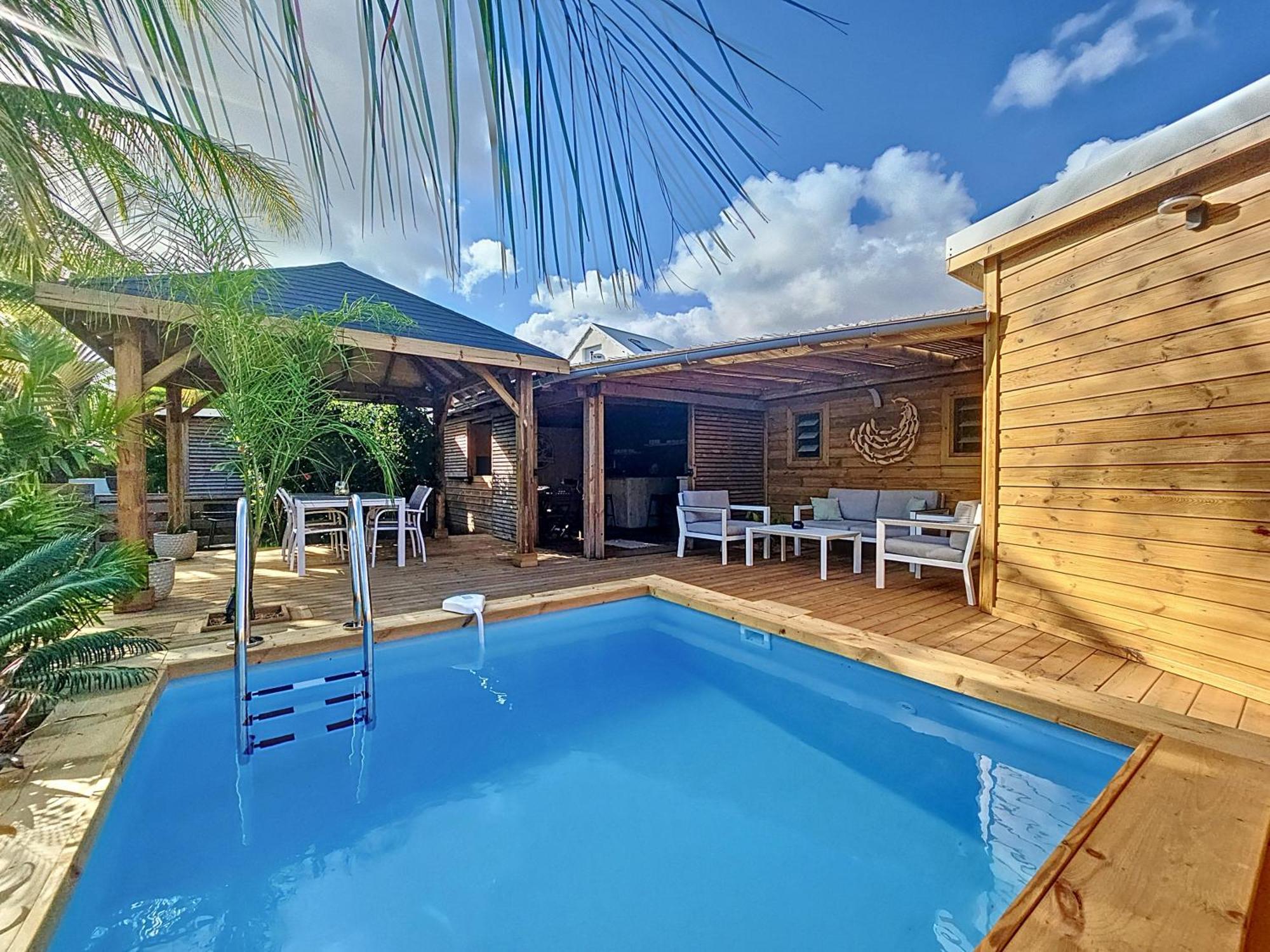 Villa L'Anjou Creole A Sainte Anne En Guadeloupe Avec Piscine Privee Et 2 Chambres Pour 4 Personnes Buitenkant foto